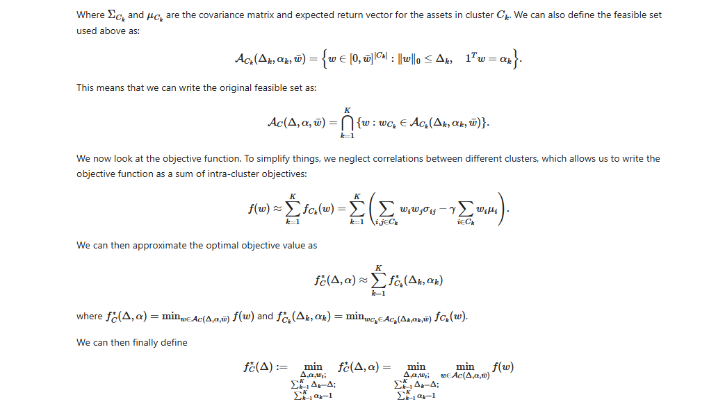 Cardinality-Constrained Portfolio Optimization